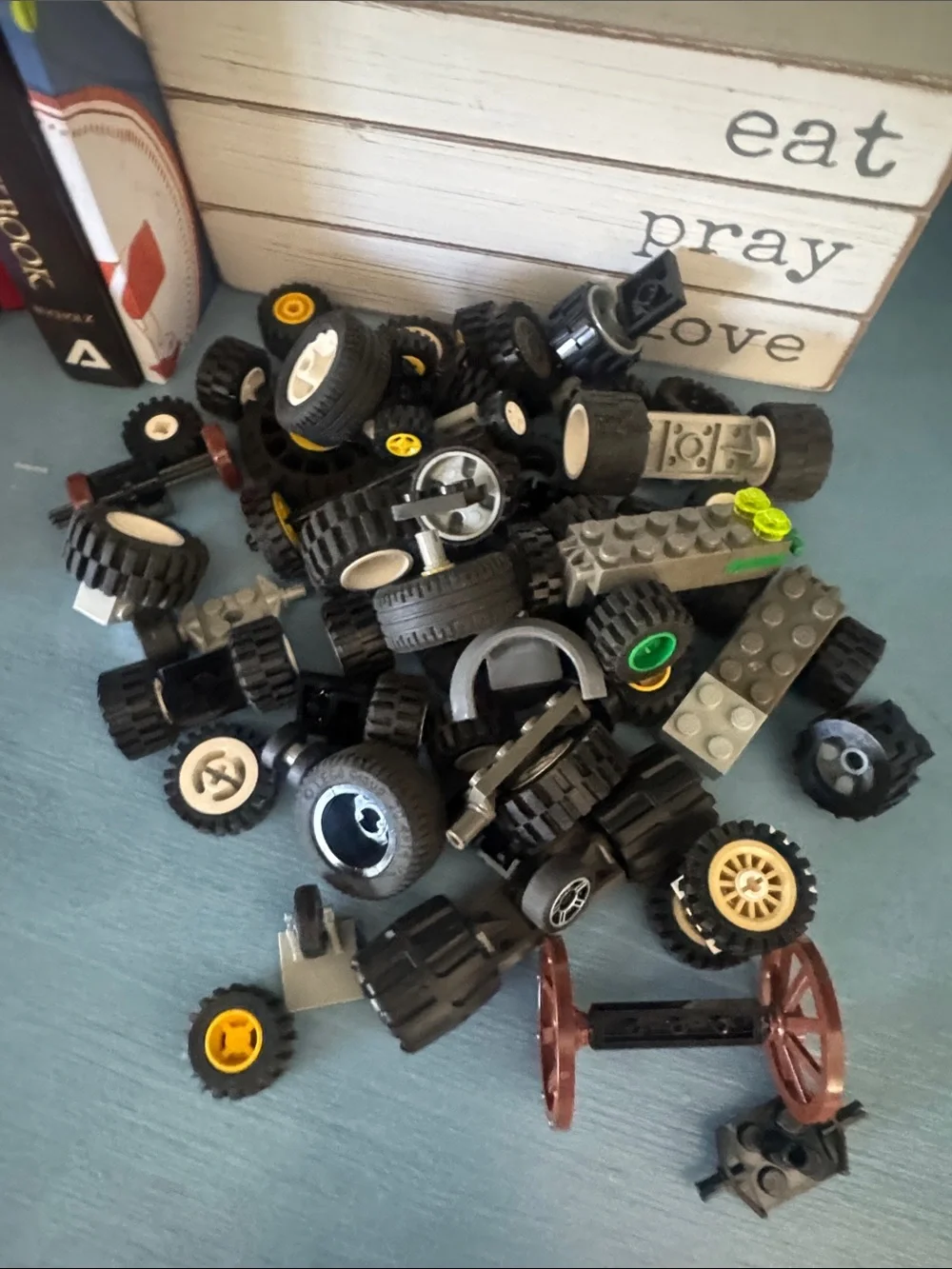 Lego wheels Kids Toy Wheels and Parts - Black
